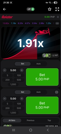 1xBet Aviator screenshot 4