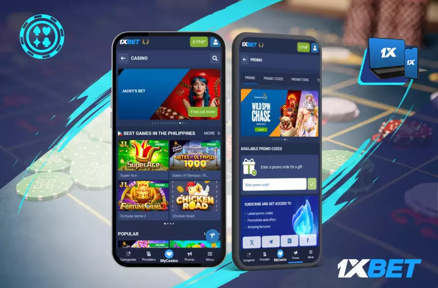 1xBet Casino on Mobile